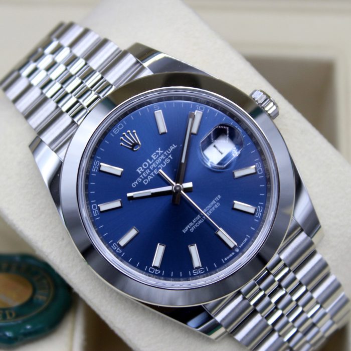 Day date rolex blue face